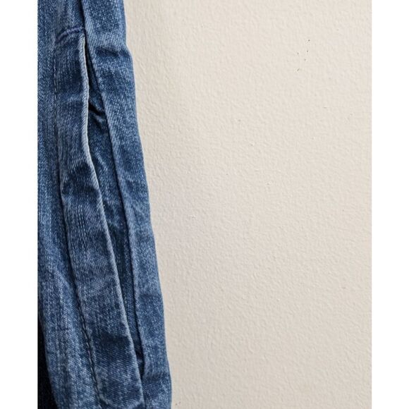 Jcrew blue cotton shift Denim V-neck dress size 6 with pockets - Picture 3 of 9